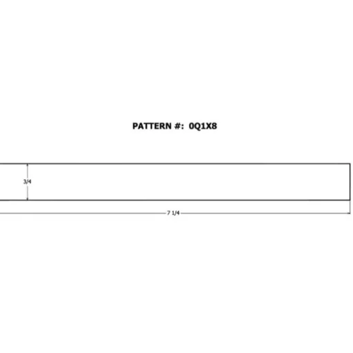 Alexandria Moulding 1 in. X 8 in. W X 2 ft. L Pine Board #2/BTR Premium Grade
