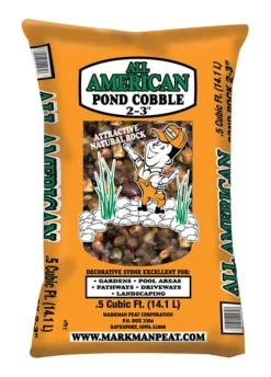 All American Pond Cobble Decorative Stone Bagged 1/2 Cu. Ft. 14.1 L
