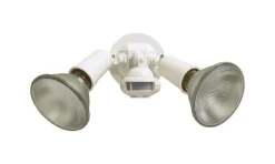 All-Pro Motion-Sensing 110 deg Incandescent White Outdoor Floodlight Hardwired
