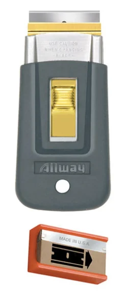 Allway 1-1/2 in. W Carbon Steel Single-Edge Razor Scraper