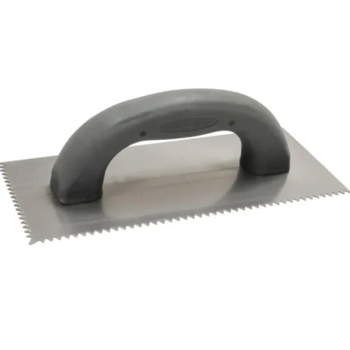 Allway Tools 4-1/2 in. W Carbon Steel V Notched Trowel (Pack of 10)