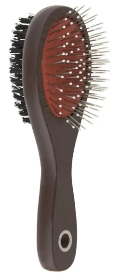 Aloe Care Brown Cat/Dog Brush 1 pk