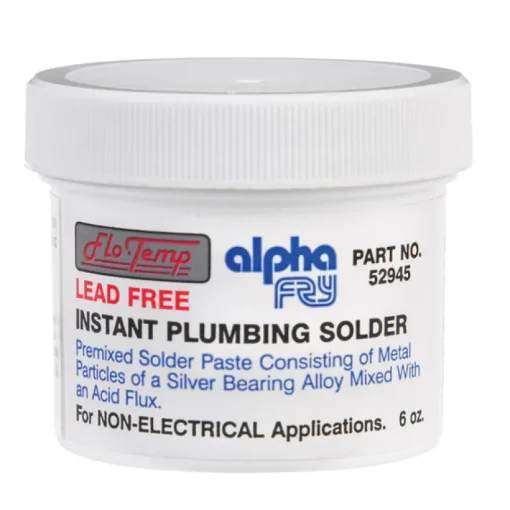Alpha Fry 6 oz. Lead-Free Plumbing Solder Metal 1 pc.