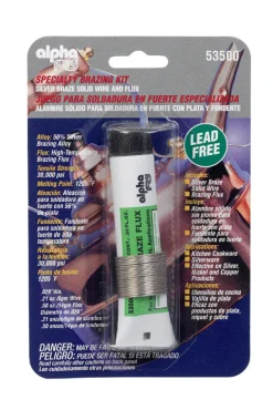 Alpha Fry 0.02 in. Dia. Silver-Bearing Alloy 0.2 oz. Lead-Free Specialty Brazing Kit
