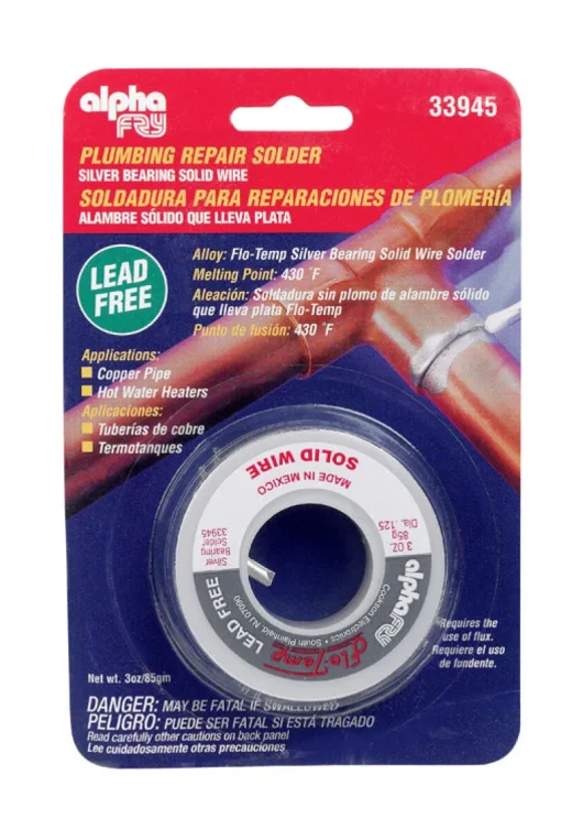 Alpha Fry Am33945 Flow-Temp Lead-Free Plumbing Solder (Pack Of 6)