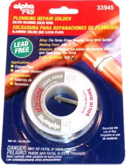 Alpha Fry Am33945 Flow-Temp Lead-Free Plumbing Solder (Pack Of 6)
