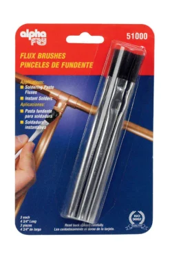 Alpha Fry Lead-Free Acid Flux Brushes 3 pc
