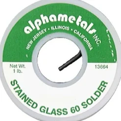 Alpha Metals 16 oz. Solid Wire Solder 0.125 in. Dia. Tin/Lead 60/40 1 pc.