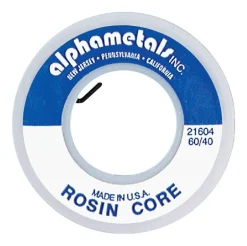 Alpha Metals Tin/Lead 60/40 Rosin Core Solder Wire 0.062 in. Dia. 4 oz.