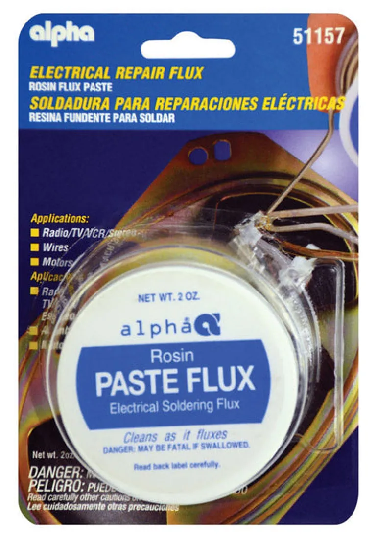 Alpha Rosin Core Flux Paste 2 oz. for Tin/Lead and Lead Free Alloys