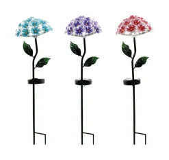 Alpine Assorted Metal 21.25 in. H Hydrangea Outdoor Stake (Pack of 6)