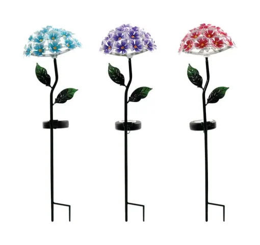 Alpine Assorted Metal 21.25 in. H Hydrangea Outdoor Stake (Pack of 6)