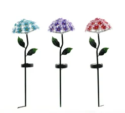 Alpine Assorted Metal 21.25 in. H Hydrangea Outdoor Stake (Pack of 6)