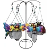 Alpine Cardinal 1 Glass/Metal Metal Cage Bird Feeder 2 ports (Pack of 8)
