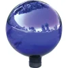 Alpine Glass Blue 11-1/2 in. H Gazing Ball (Pack of 2)