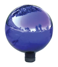 Alpine Glass Blue 11-1/2 in. H Gazing Ball (Pack of 2)
