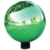 Alpine Glass Green 11-1/2 in. H Gazing Ball (Pack of 2)
