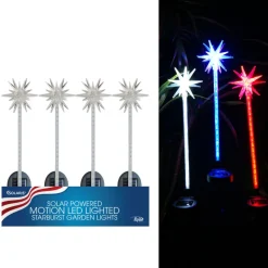 Alpine Glass Starburst 32 in. H Outdoor Stake (Pack of 20)