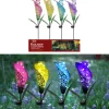Alpine Glass/Metal Assorted 36 in. H Flower Rain Gauge Garden Stake (Pack of 8)