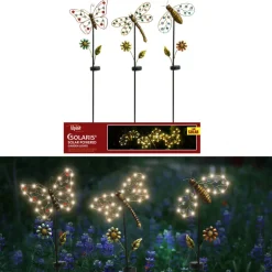 Alpine Iron Assorted Outdoor Garden Stake (Pack of 9)