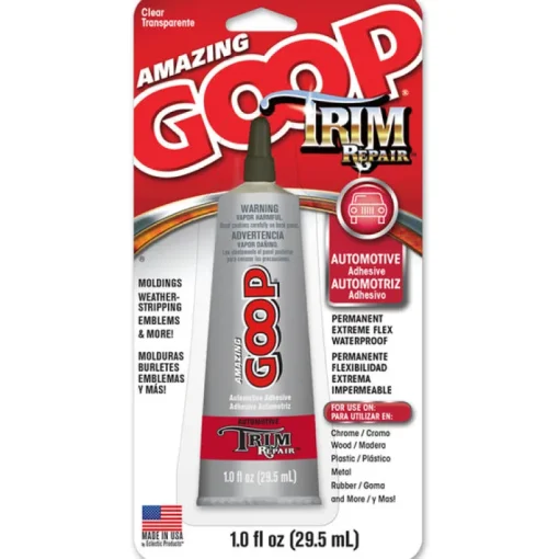Amazing Goop Trim Repair Permanent Strength Automotive Adhesive Gel 1 oz