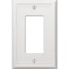 Amerelle 1 gang Stamped Steel Rocker Wall Plate 1 pk