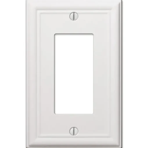 Amerelle 1 gang Stamped Steel Rocker Wall Plate 1 pk