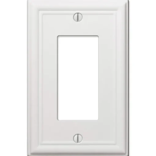 Amerelle 1 gang Stamped Steel Rocker Wall Plate 1 pk