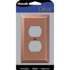 Amerelle Century Antique Copper 1 gang Stamped Steel Duplex Wall Plate 1 pk