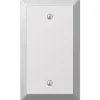 Amerelle Century Polished Chrome 1 gang Stamped Steel Blank Wall Plate 1 pk
