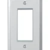 Amerelle Clear 1 gang Acrylic Decorator Wall Plate 1 pk