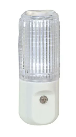 Amerelle Clear 3 Lumens AmerTac Automatic Plug-in Classic LED Night Light with Sensor