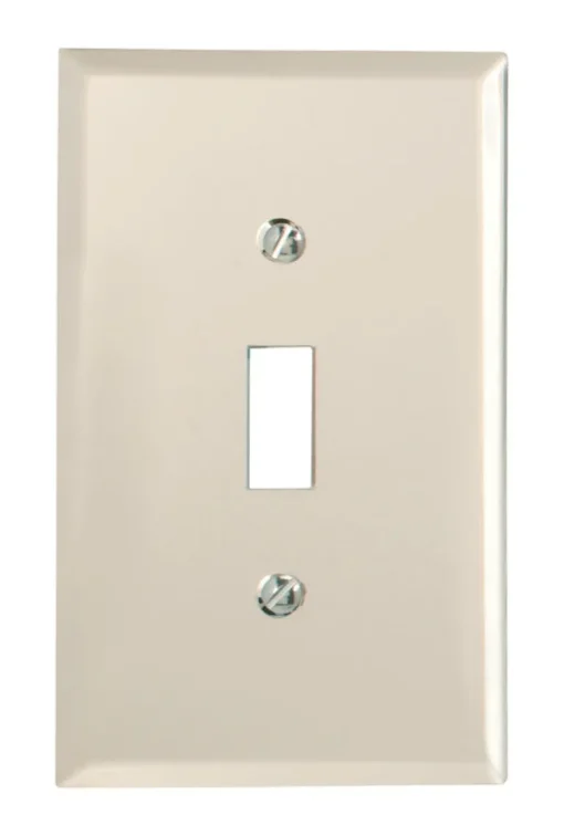 Amerelle Mirror Clear 1 gang Acrylic Toggle Wall Plate 1 pk