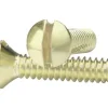 Amerelle Polished Brass Steel Wall Plate Screws 10 pk