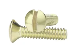 Amerelle Polished Brass Steel Wall Plate Screws 10 pk