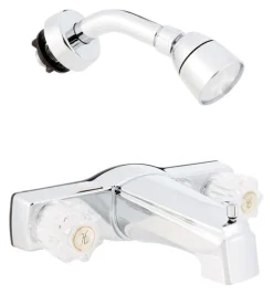 American Brass 2-Handle Chrome Plated Bath Faucet