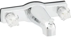 American Brass 2-Handle Chrome Tub and Shower Faucet