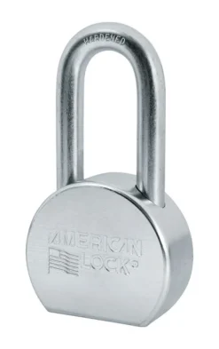 American Lock 2-1/2 in. W Steel 4-Pin Cylinder Weather-Resistant Padlock