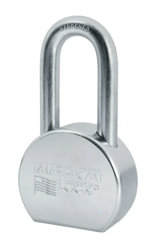 American Lock 2-1/2 in. W Steel 4-Pin Cylinder Weather-Resistant Padlock