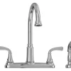American Standard Tinley Two Handle Chrome Kitchen Faucet Side Sprayer Included