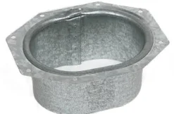 Amerimax 1.5 in. H X 3 in. W X 2 in. L Metallic Aluminum C Downspout Outlet