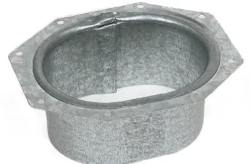 Amerimax 1.5 in. H X 3 in. W X 2 in. L Metallic Aluminum C Downspout Outlet