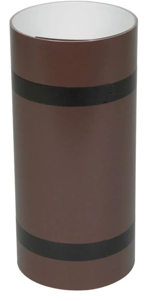 Amerimax 10 in. W X 10 ft. L Aluminum Painted Coil Brown/White