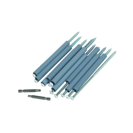 Amerimax Hex/Slotted Hex Head Galvanized Metal Gutter Screw w/Ferrule 7 in. L