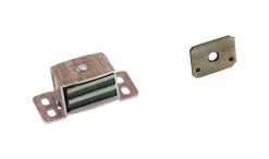Amerock 0.9 in. H x 1 in. W x 2.1 in. D Natural Aluminum Heavy Duty Magnetic Catch