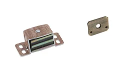 Amerock 0.9 in. H x 1 in. W x 2.1 in. D Natural Aluminum Heavy Duty Magnetic Catch