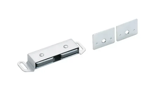 Amerock 0.5 in. H x 1 in. W x 3.5 in. D Aluminum Magnetic Catch (Pack of 25)
