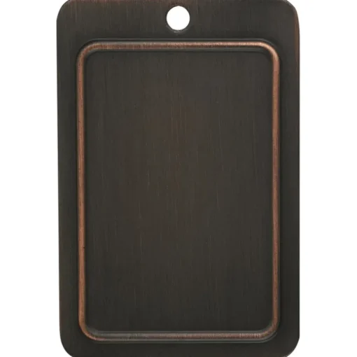 Amerock 2 in. W X 2-3/4 in. L Oil Rubbed Bronze Steel Self-Closing Hinge 10 pk