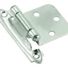 Amerock 1-13/16 in. W X 2-3/4 in. L Polished Chrome Steel Cabinet Hinge 2 pk