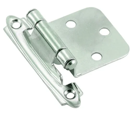 Amerock 1-13/16 in. W X 2-3/4 in. L Polished Chrome Steel Cabinet Hinge 2 pk